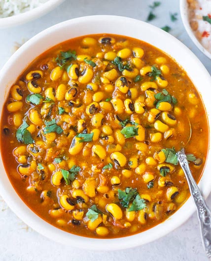 Black Eyed Peas Curry (Indian Lobia Masala) - Instant Pot & Stovetop