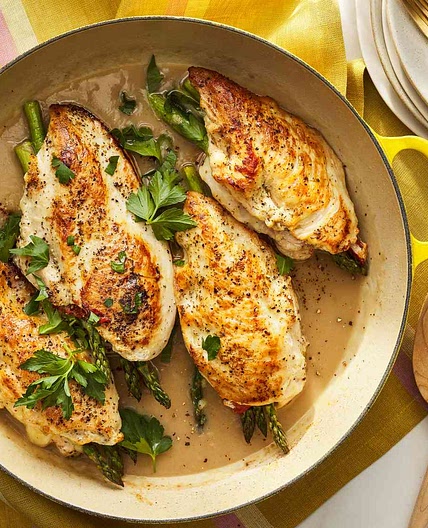 Asparagus-Stuffed Chicken