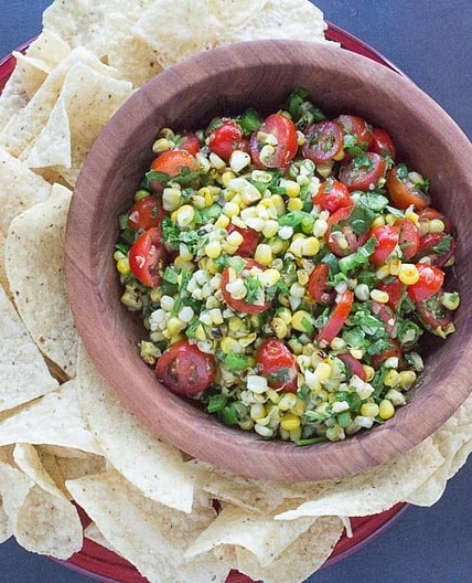 Grilled Corn Salsa