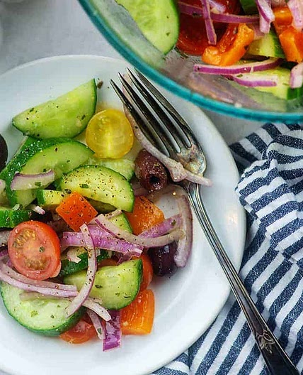 Greek Cucumber Salad