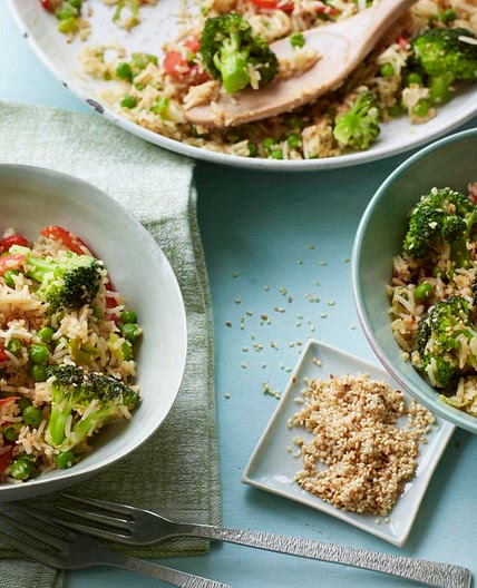 Vegetable egg-fried rice