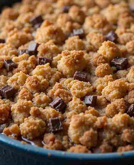 Crumble poire chocolat une recette facile et gourmande