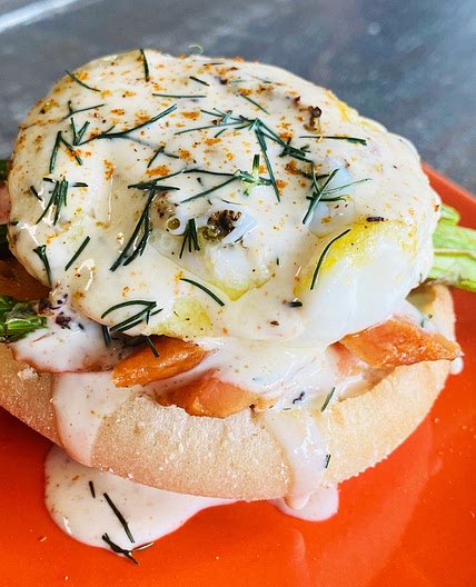 Smoked Trout Eggs Benedict