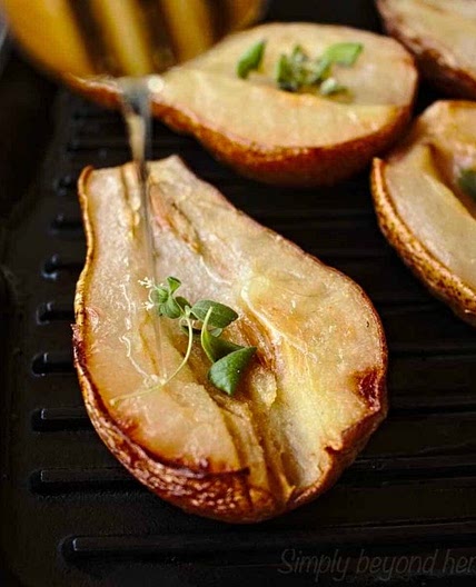 Easy Grilled pears recipe