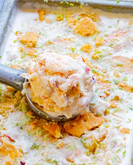 Peaches And Cream Ice Cream