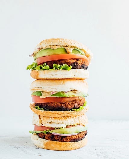 Tempeh Veggie Burgers