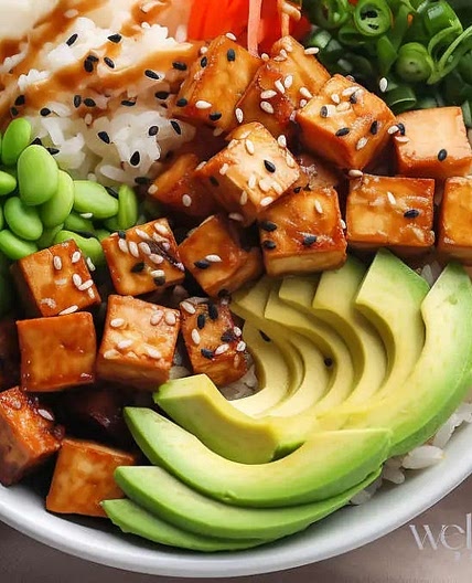 Crispy Tofu Poke Bowl