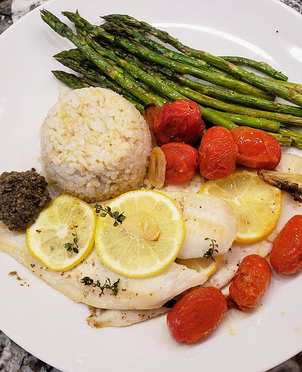 Easy baked flounder