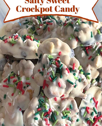 Salty Sweet Crockpot Christmas Candy