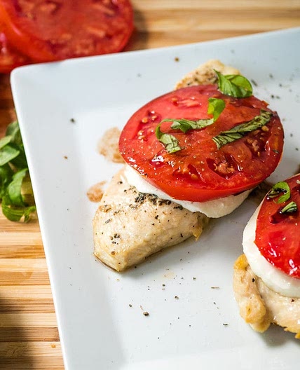 Air Fryer Chicken Caprese