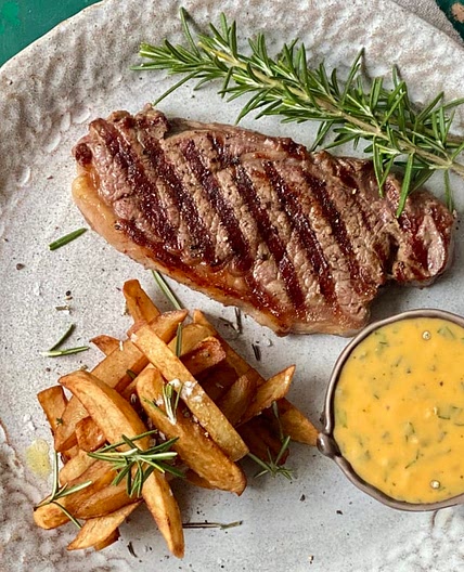 Steak Frites with 10-minute Béarnaise Sauce Recipe