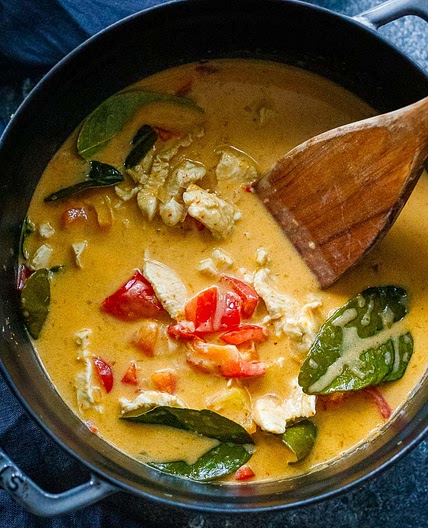 Thai Red Curry (Stovetop or Instant Pot)