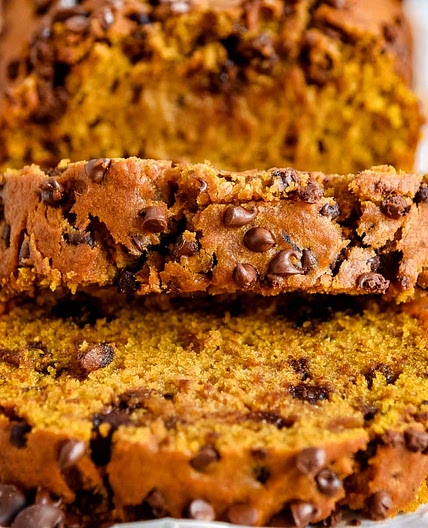 Pumpkin Chocolate Chip Bread