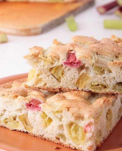 Gâteau à la rhubarbe