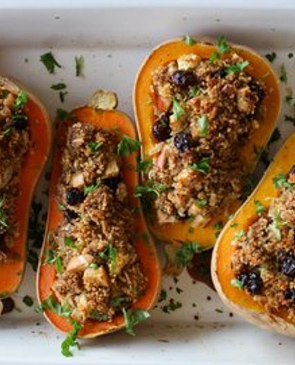 Couscous Stuffed Squash