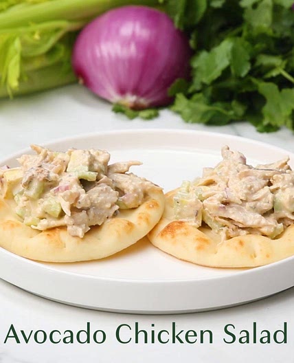 Low-Carb Avocado Chicken Salad Recipe by Tasty