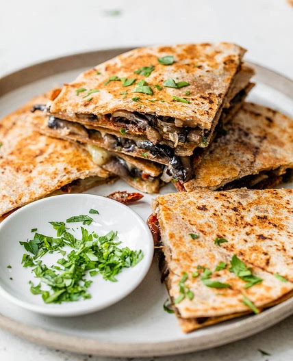 Mushroom Quesadilla