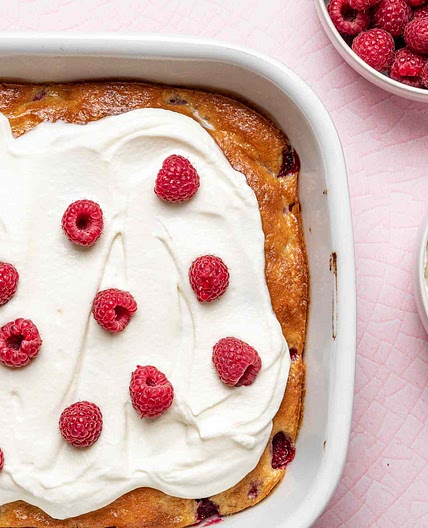 Lemon-Raspberry Dump Cake