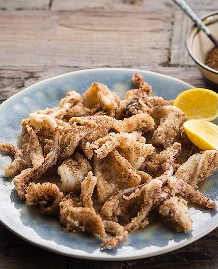 Sichuan pepper and chilli salt squid
