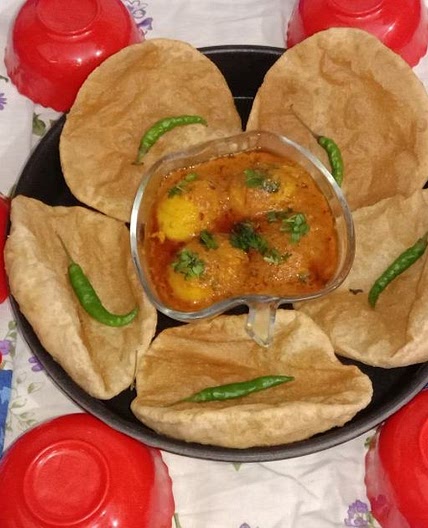 पंजाबी दम आलू सब्जी (punjabi dum aloo sabzi recipe in Hindi)