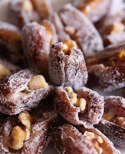 Walnut Stuffed Dates