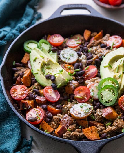 Ground Turkey Taco Skillet