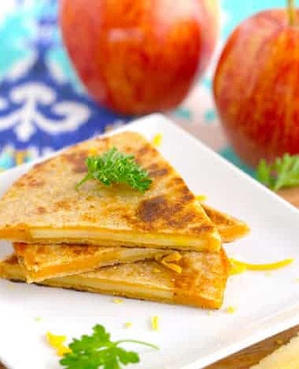 Apple Cheddar Quesadilla
