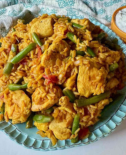 One Pot Turmeric Chicken and Rice