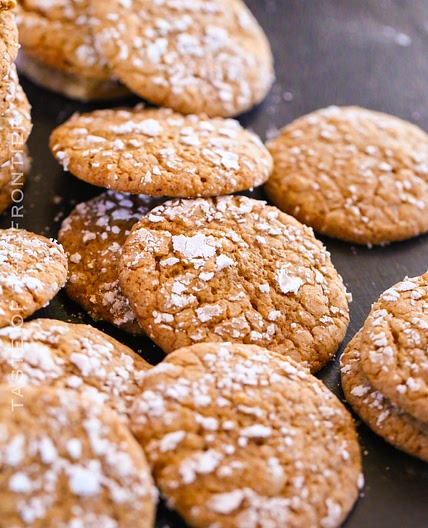 Gingerbread Crinkle Cookies