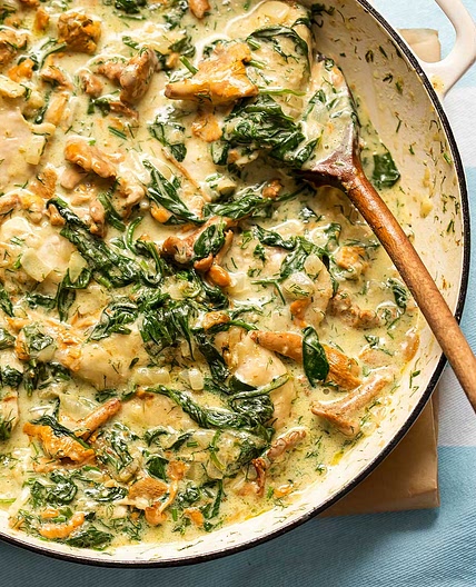 Pheasant with Mushrooms