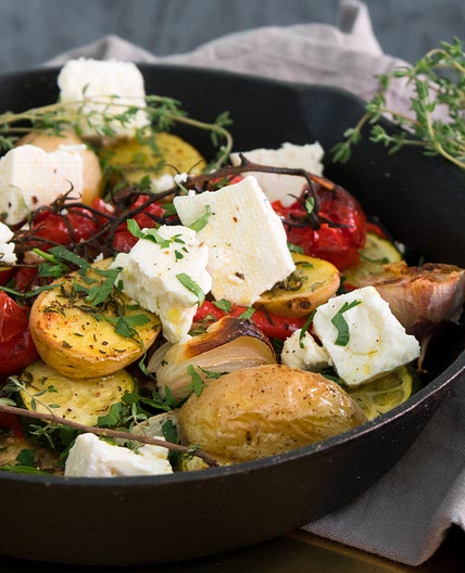 Griechisches Gemüse mit Feta