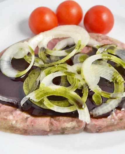 Presswurst mit Kernöl