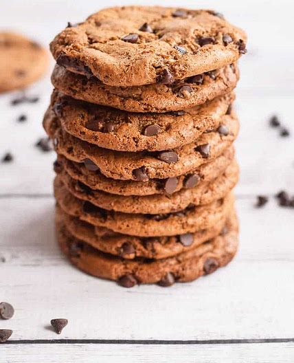 Flourless Chocolate Chip Cookies