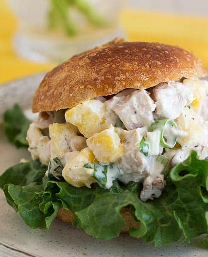 Low FODMAP Pineapple Chicken Salad