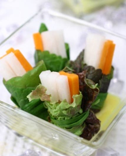 채소피클깻잎말이