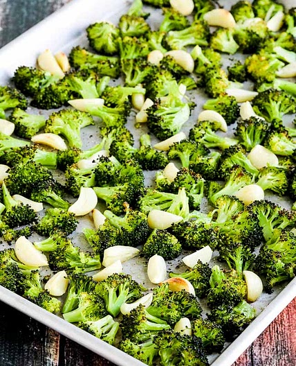 Roasted Broccoli and Garlic