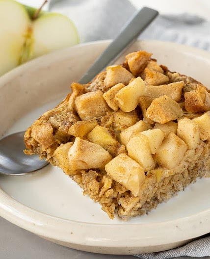 Apple and Browned Butter Baked Oatmeal