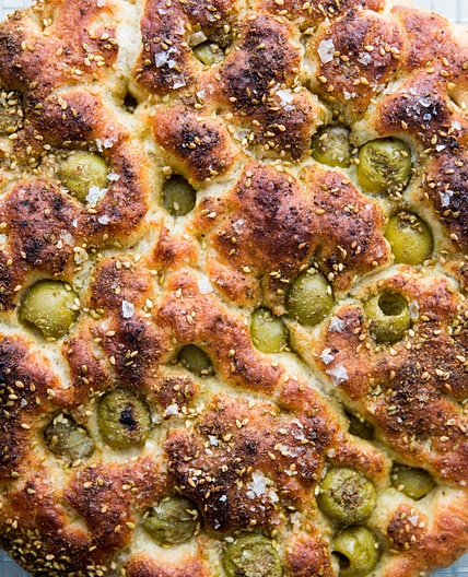 Olive and Za'atar Focaccia