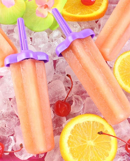 Bahama Mama Ice Pops Recipe, Adult Popsicle perfect for summer!