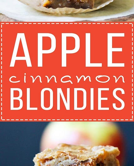 Apple Cinnamon Blondies