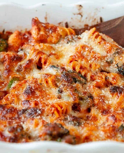 Chicken Broccoli Pasta Bake