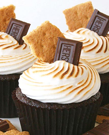 Chocolate S’mores Cupcakes