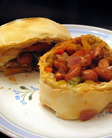Veggie & Bean Strudel