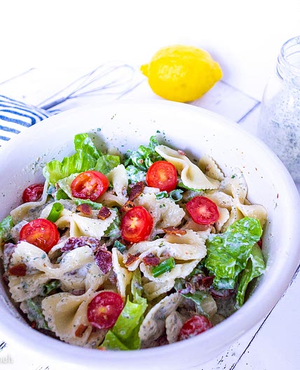 Creamy Ranch BLT Pasta Salad Recipe