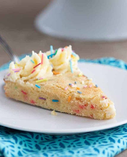 Keto Sugar Cookie Cake