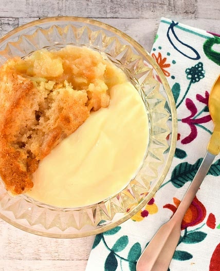 Vegan Apple Sponge Pudding