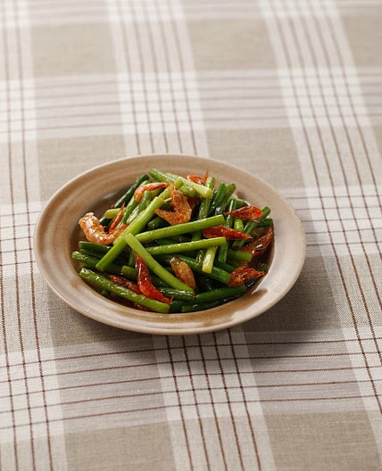 마늘종 새우볶음 만드는 법