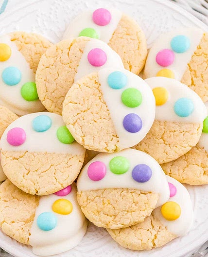 Easter Cake Mix Cookies