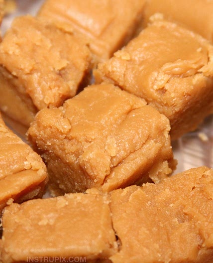 3 Ingredient Microwave Peanut Butter Fudge (quick and easy!)