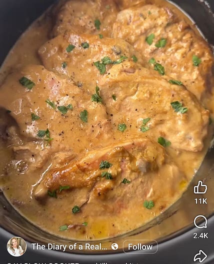 Smothered porkchops and gravy